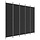 Raumteiler 250x220 cm, 5 Paneele - Schwarz, bis zu 33% reduziert
