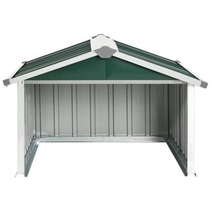 Mähroboter-Garage aus Stahl 92x97x63 cm Grün - jetzt bis zu 32,5 % sparen