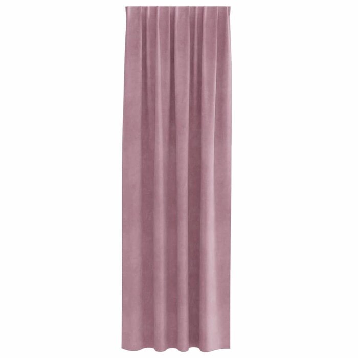 Samt-Verdunkelungsvorhänge, 2er-Set, Dunkelrosa, 140x245cm - bis zu 32% sparen