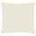 Sonnensegel 6x6 m, quadratisch, Creme - UV-Schutz, bis zu 35% Rabatt