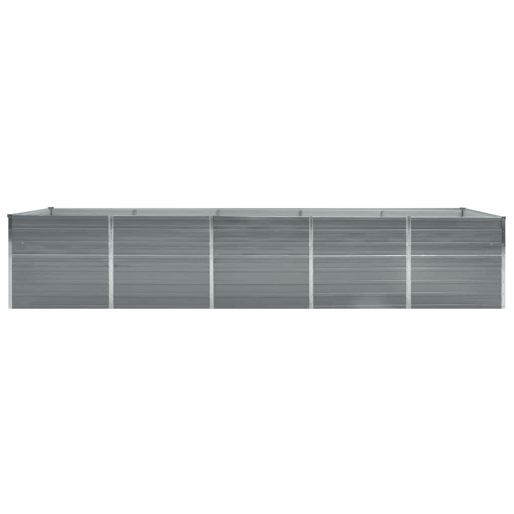 Großes Hochbeet 400x80x45 cm aus Stahl - Grau - bis zu 33,2% sparen
