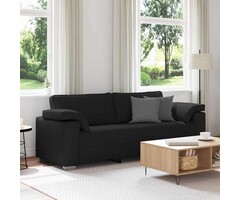Vidaxl Modernes 3-Sitzer Sofa in Schwarz - Bis zu 35% reduziert