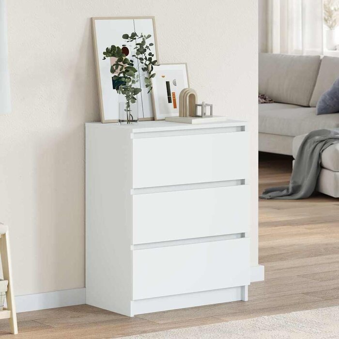 Moderne Kommode in Weiß, 60x35x76 cm - Jetzt bis zu 33,7 % günstiger sichern!