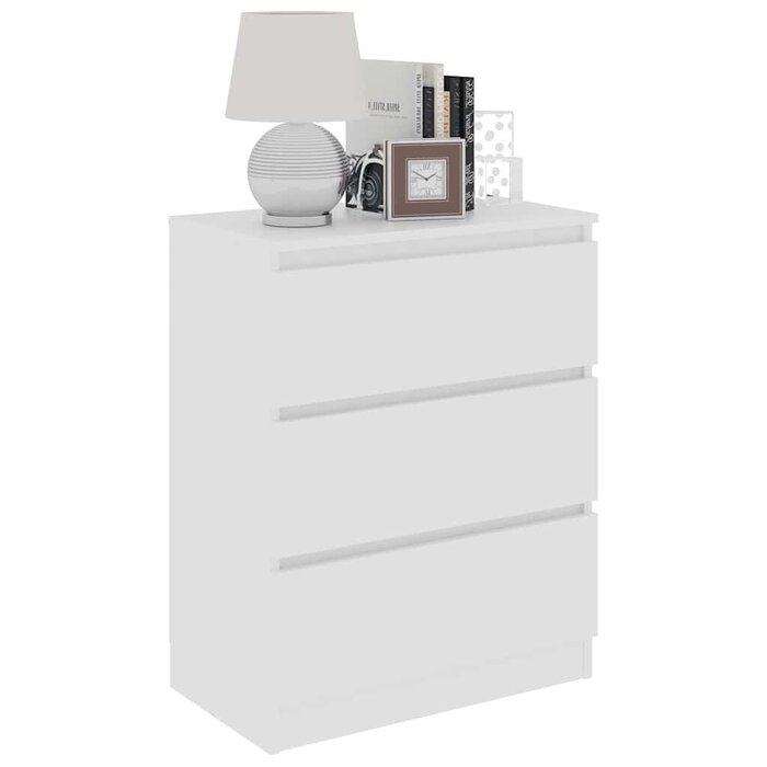 Moderne Kommode in Weiß, 60x35x76 cm - Jetzt bis zu 33,7 % günstiger sichern!