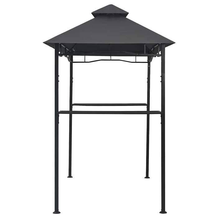 Grillpavillon 240x150x255cm Stahl Anthrazit - Bis zu 35% Rabatt