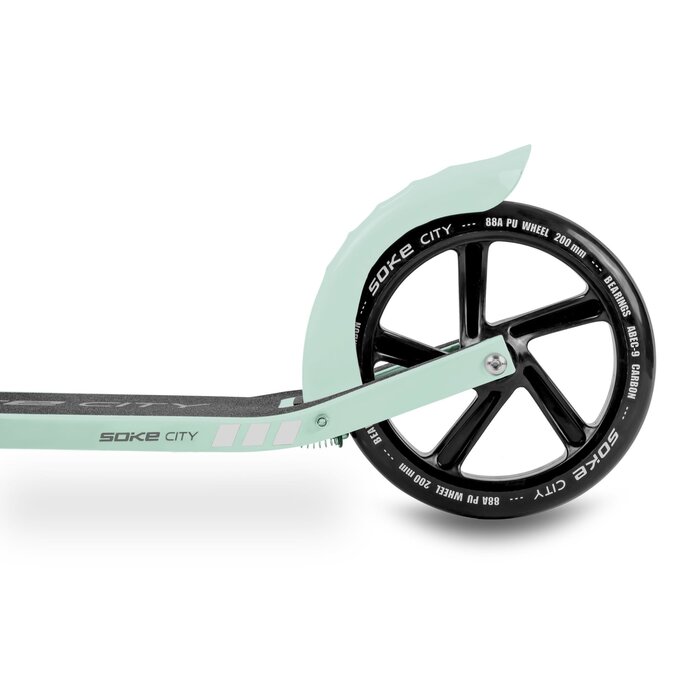 City-Scooter Grün/Schwarz - Klappbar & Robust - Bis zu 33,3% Rabatt!
