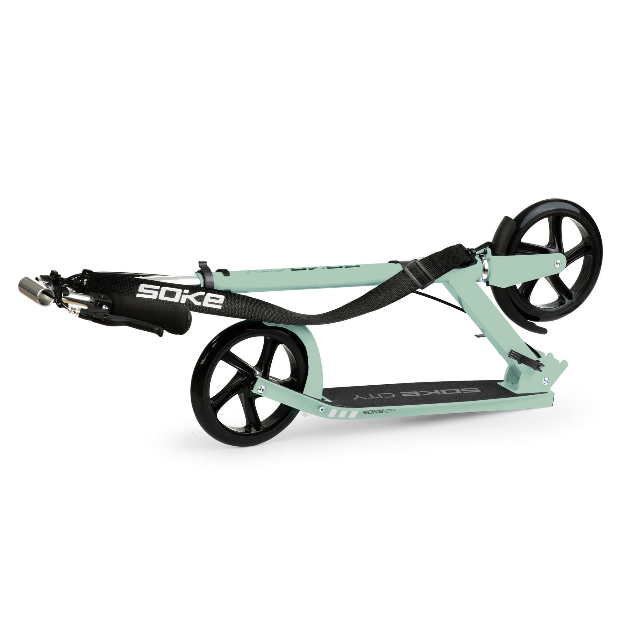 City-Scooter Grün/Schwarz - Klappbar & Robust - Bis zu 33,3% Rabatt!
