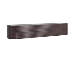 Vidaxl Großes Hochbeet aus Stahl Braun 368 cm - Jetzt bis zu 34 % sparen!