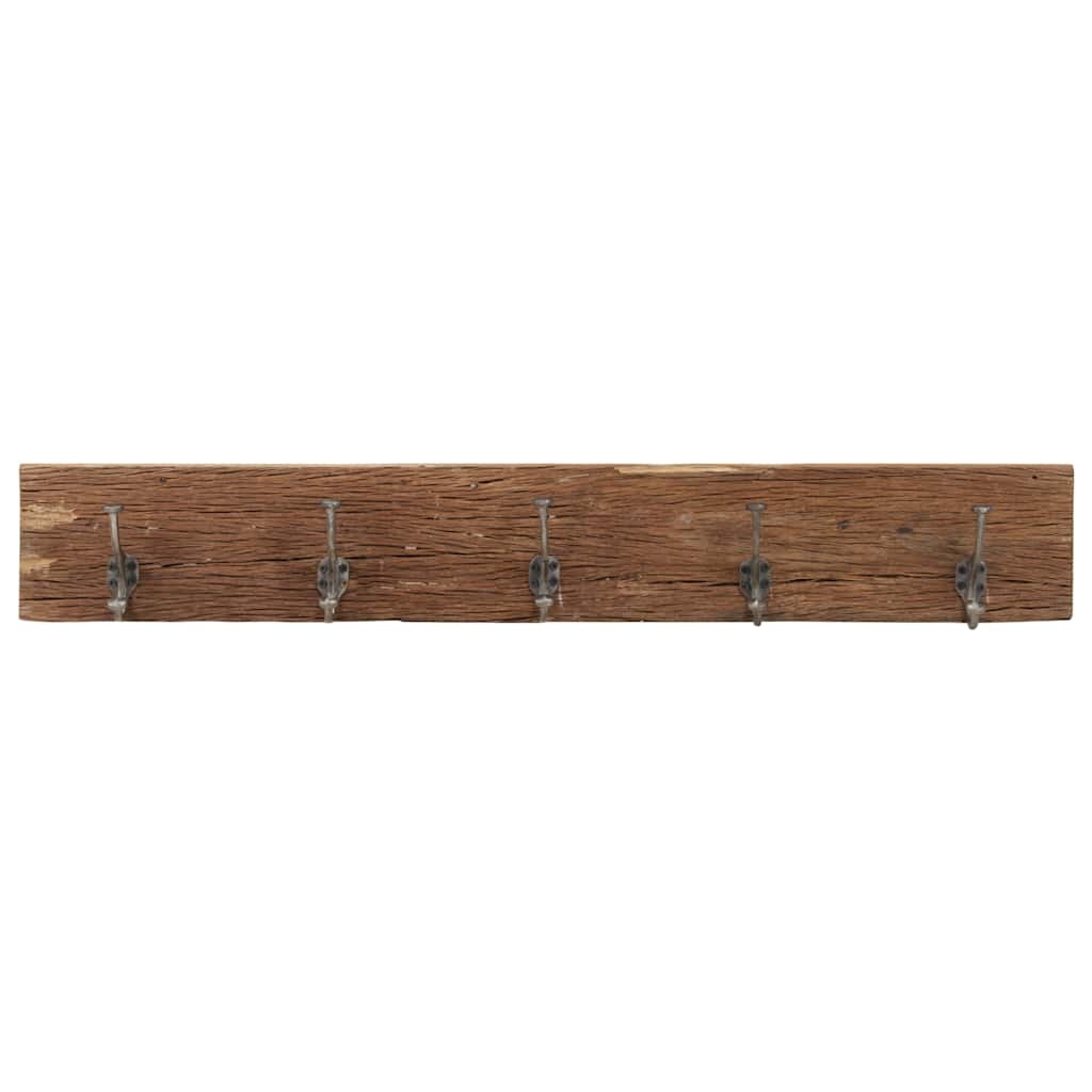 Massivholz Wandgarderobe mit 5 Haken - 100cm - bis zu 33% reduziert