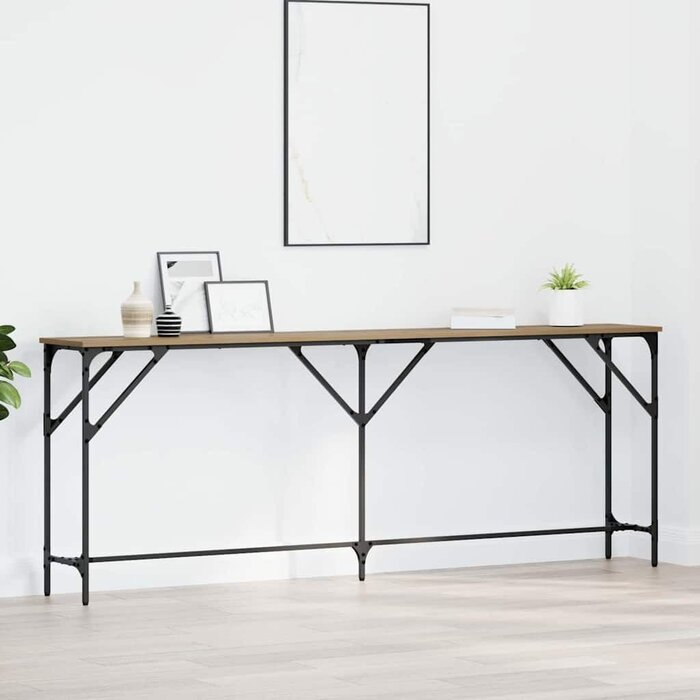 Konsolentisch Industriedesign Eichenoptik 200cm - bis zu 33% Rabatt