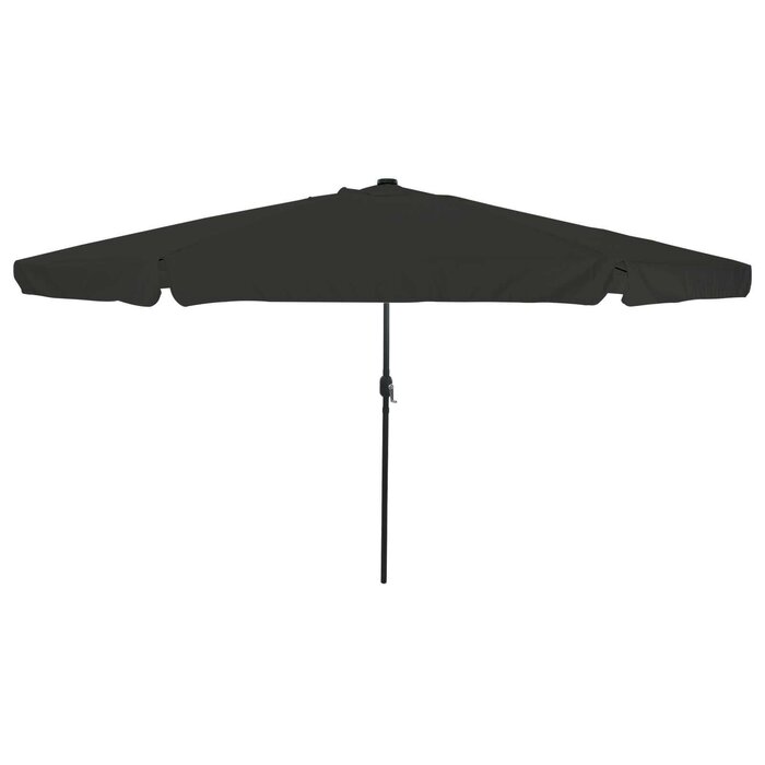 Luxus Ampelschirm 395x395cm mit LED in Schwarz - bis zu 34% sparen