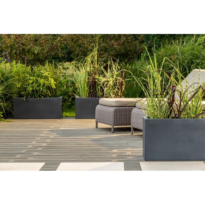 Pflanzkübel LONG 90x40x40 cm Anthrazit - Jetzt bis zu 38% günstiger
