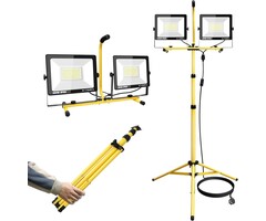 LED-Baustrahler mit Teleskopstativ, 200W, 254 cm - bis zu 41% sparen