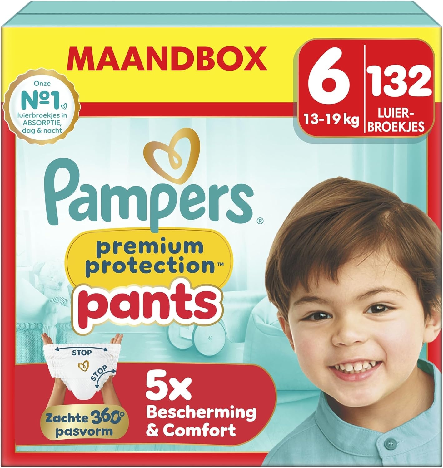 Premium Windelhöschen Größe 6 (13-19 kg) - 132 Stück - bis zu 34% Rabatt