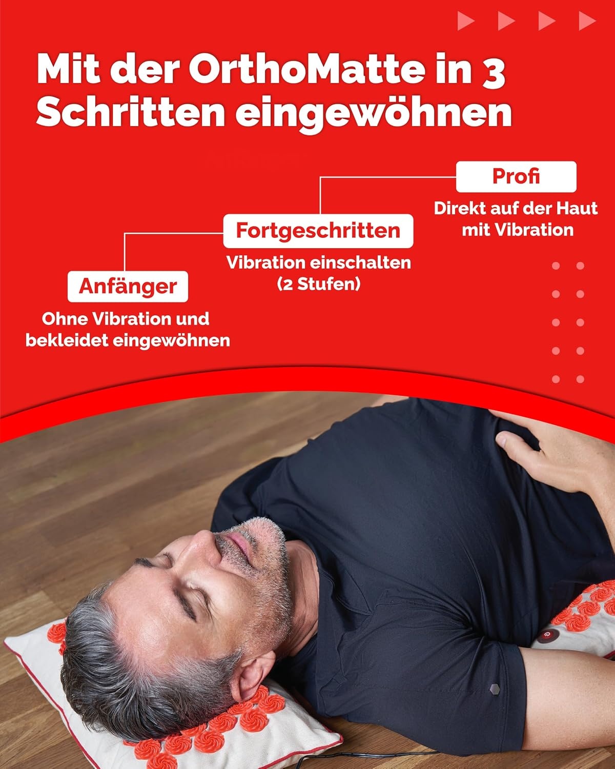 Akupressurmatte mit Vibration - Entspannung pur - bis zu 34% günstiger