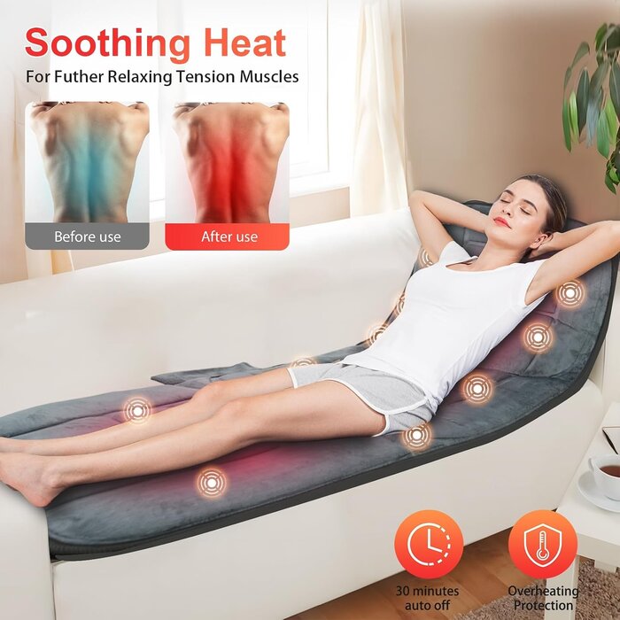 Ganzkörper-Massagematte mit Wärme & Vibration - bis zu 34% sparen