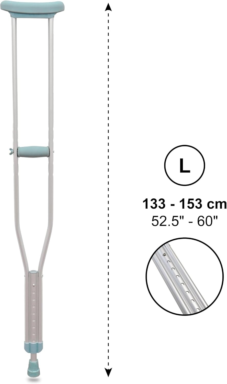 Ergonomische Achselstützen Gr. L - 2er-Set - bis zu 32,5% Rabatt