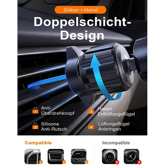 MagSafe Kfz-Halterung mit 15W Schnellladen - Jetzt bis zu 32% sparen