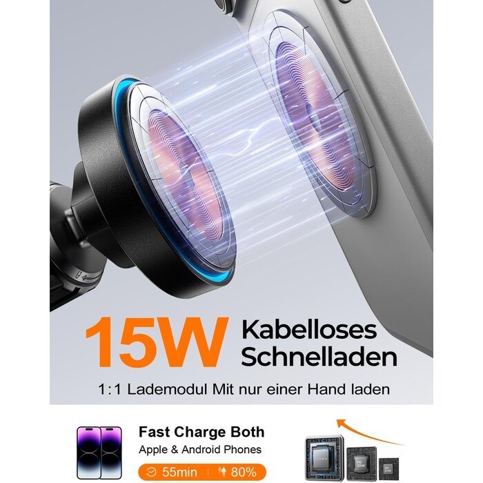 MagSafe 15W Autohalterung - Vielseitige 4-in-1 Befestigung - bis zu 32% Rabatt
