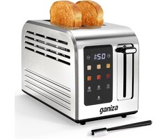 Edelstahl-Toaster mit Touchscreen, 925 W, 6 Stufen - Jetzt bis zu 32% sparen