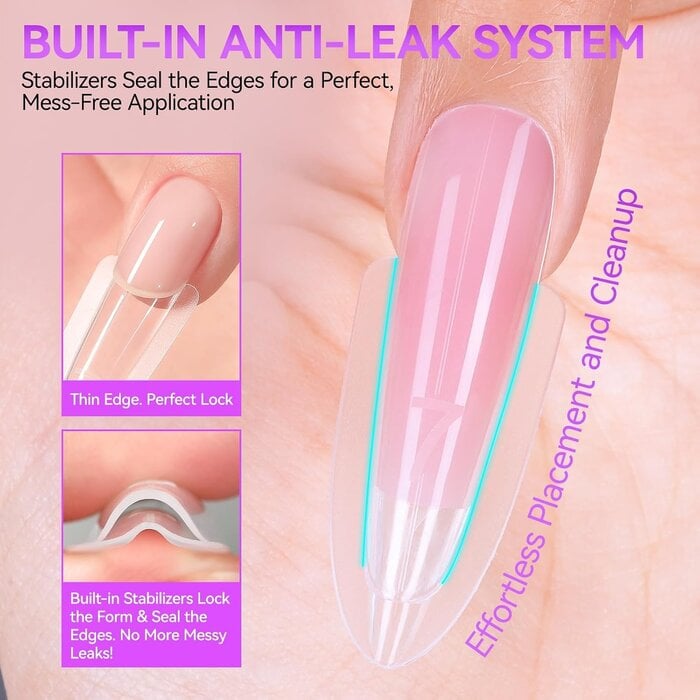 Dual Nail Forms für Gel-Modellage - 240 tlg. Set - bis zu 53% reduziert