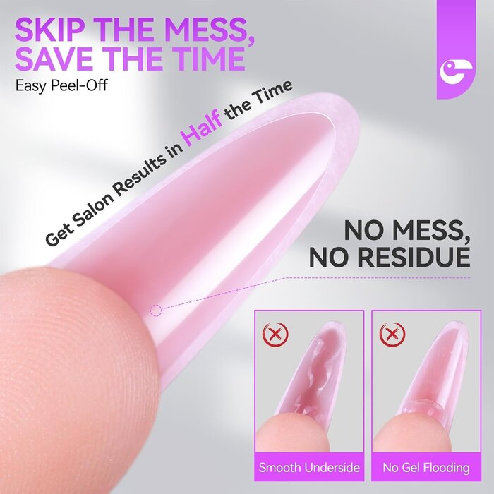 Dual Nail Forms für Gelmodellage: 240er Set - bis zu 53% günstiger