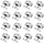 16x Glasscharniere für Vitrinen 3-7 mm - Silber - bis zu 28% Rabatt