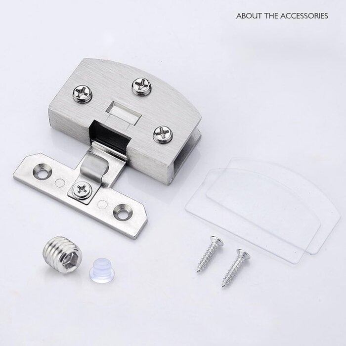 16x Glasscharniere für Vitrinen 3-7 mm - Silber - bis zu 28% Rabatt