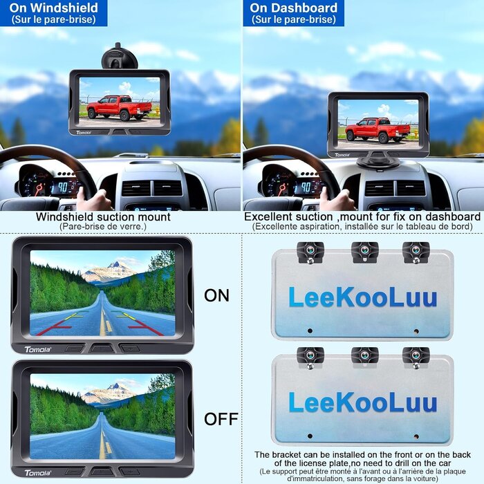 Kabelloses 1080P Rückfahrkamera-System - jetzt bis zu 34% günstiger