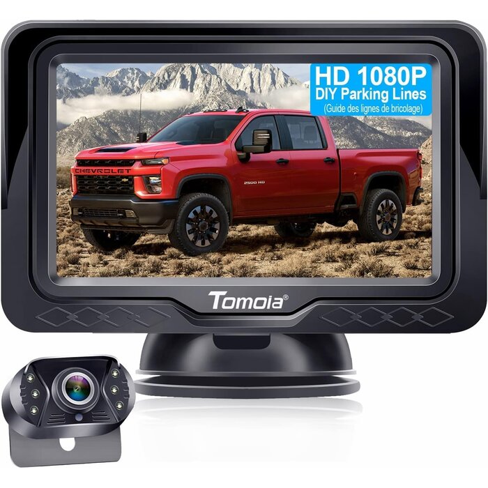 Rückfahrkamera-Set Full HD 1080P mit 4,3 Zoll LCD-Monitor - bis zu 32 % sparen
