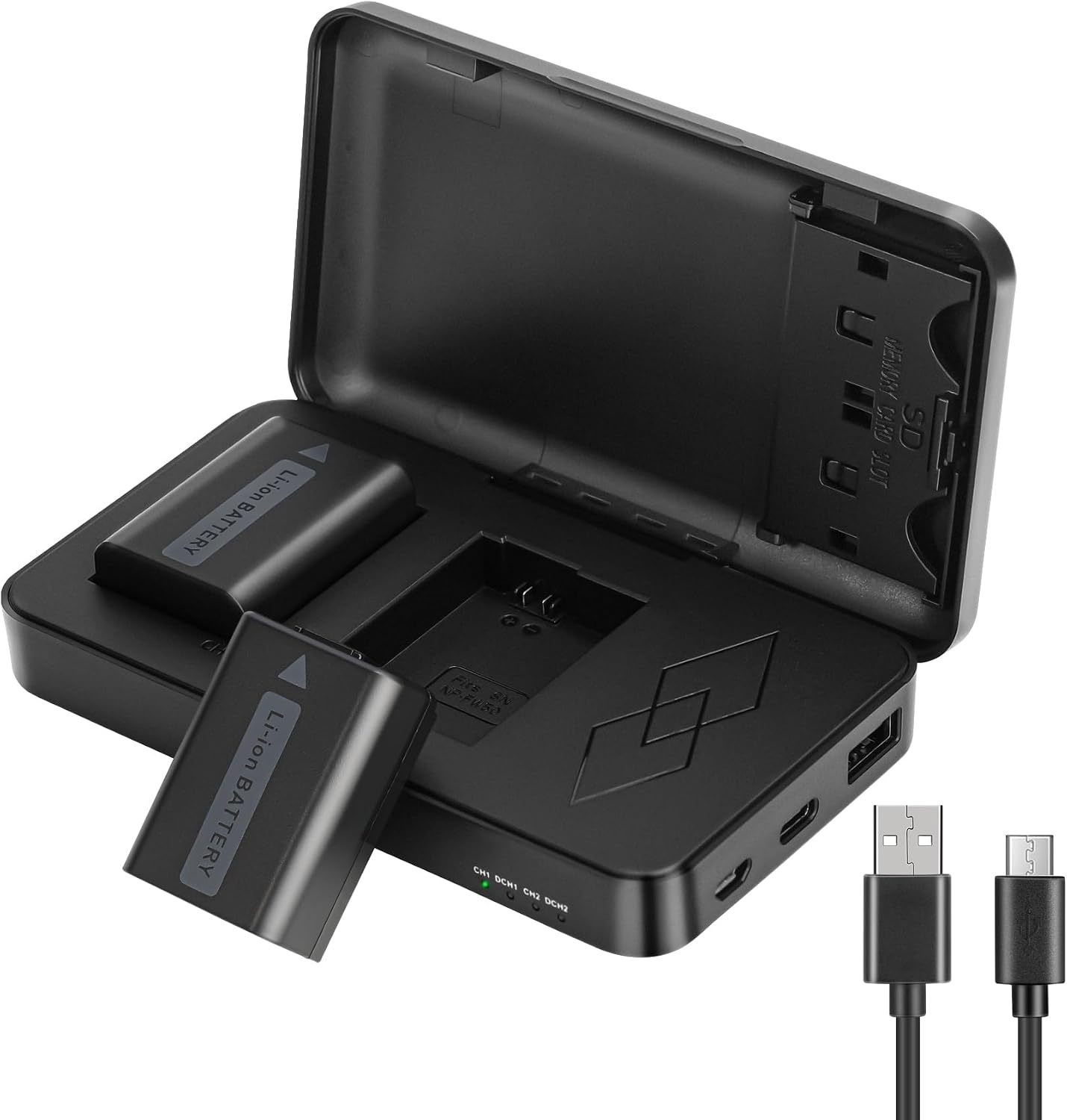 NP-FW50 Akku-Set mit Dual-Ladegerät für Sony Alpha - bis zu 28% sparen