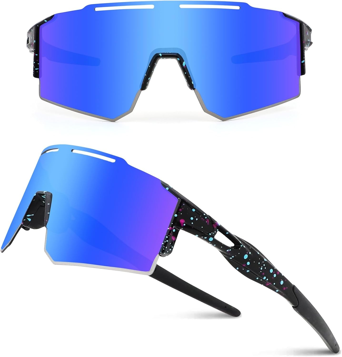 Sportsonnenbrille für Outdoor & Radsport, UV400, Wassertransfer Orange - bis zu 55%