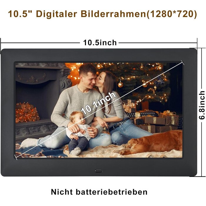 Digitaler 10,5 Zoll Bilderrahmen - HD Display - Outlet bis zu 32% günstiger