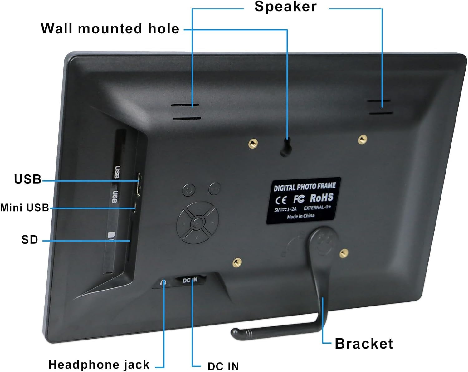 Digitaler 10,5 Zoll Bilderrahmen - HD Display - Outlet bis zu 32% günstiger