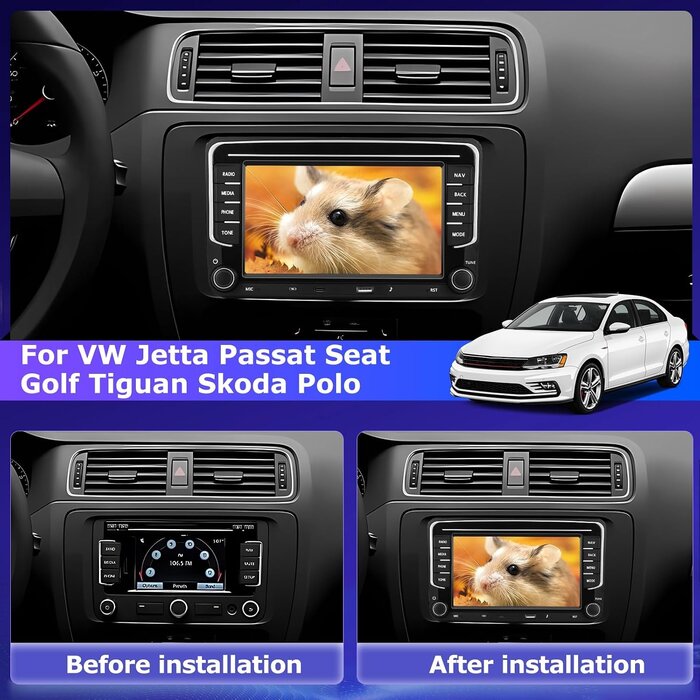 7-Zoll Android Autoradio für VW/Skoda/Seat - Jetzt bis zu 35% Rabatt sparen