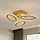 LED-Deckenleuchte, 3 goldene Ovale mit Kristallbesatz - bis zu 57% Rabatt