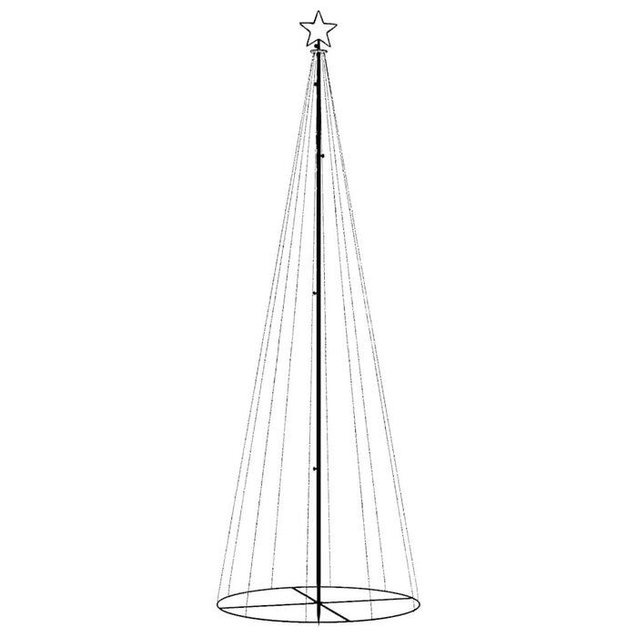 Vidaxl LED-Kegel-Weihnachtsbaum 300 cm, 310 blaue LEDs - jetzt bis zu 57% sparen