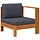 Modulares Garten-Mittelsofa aus Akazienholz - bis zu 64% Rabatt