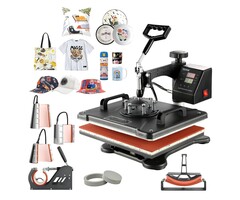 8-in-1 Transferpresse 38x30cm - Vielseitig & schwenkbar - bis zu 35% Rabatt