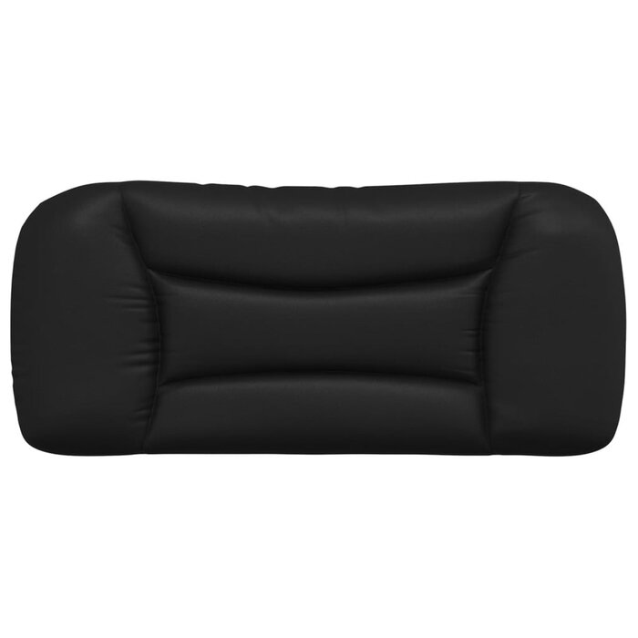 Vidaxl Stilvolles Kopfteil-Kissen 80 cm, Kunstleder Schwarz - bis zu 62% Rabatt