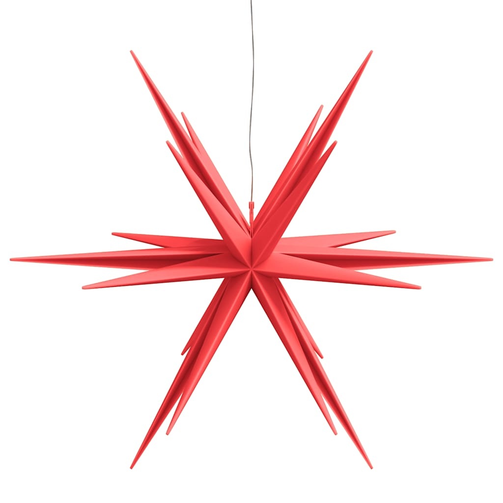 Vidaxl LED-Weihnachtsstern klappbar 100 cm - Rot - Bis zu 59 % Rabatt