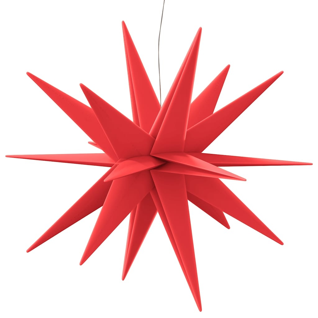 Vidaxl LED-Weihnachtsstern klappbar 100 cm - Rot - Bis zu 59 % Rabatt