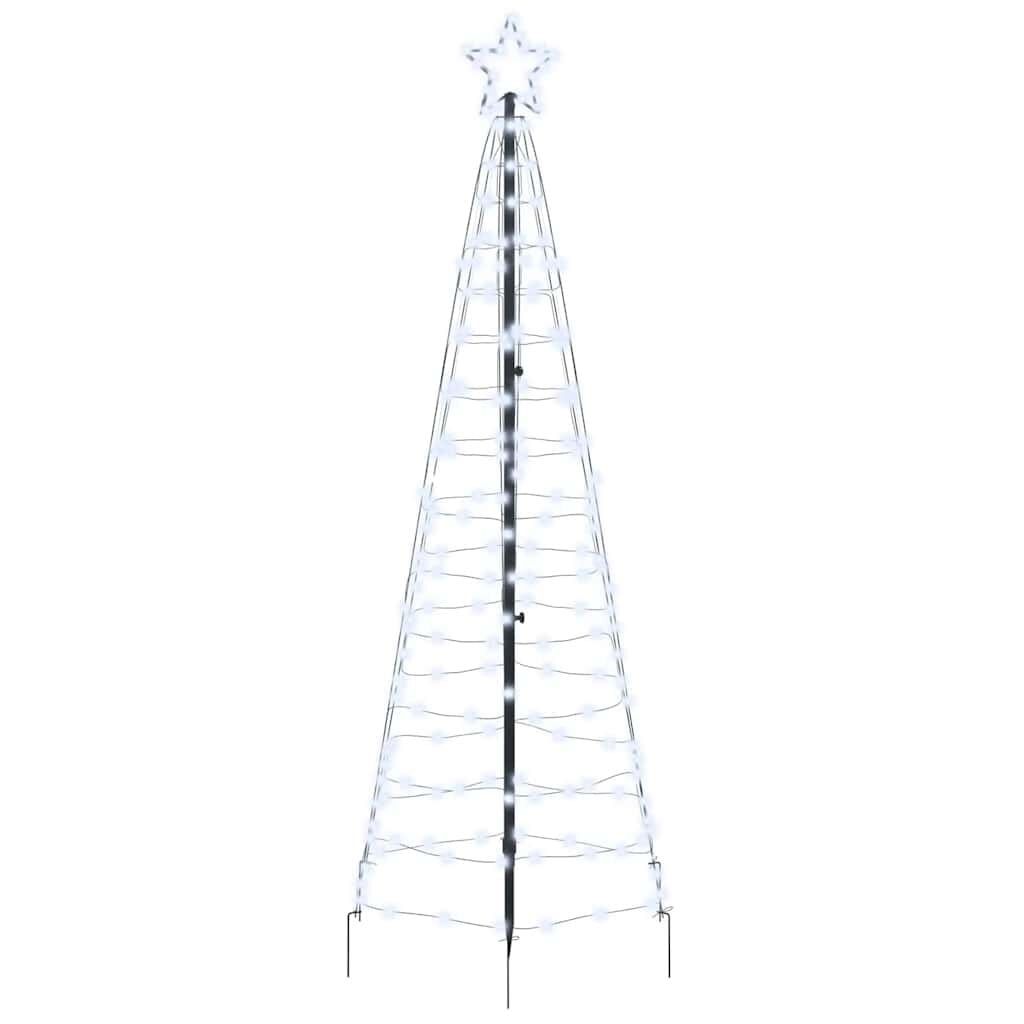 Vidaxl LED-Weihnachtsbaum 250 cm, 390 LEDs, Kaltweiß - jetzt bis zu 66% Rabatt