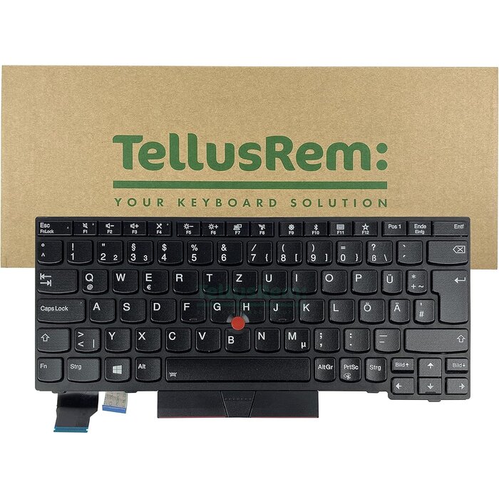 Ersatz-Tastatur für Thinkpad X280, X390, X395 - QWERTZ mit Licht - bis zu 29% Rabatt
