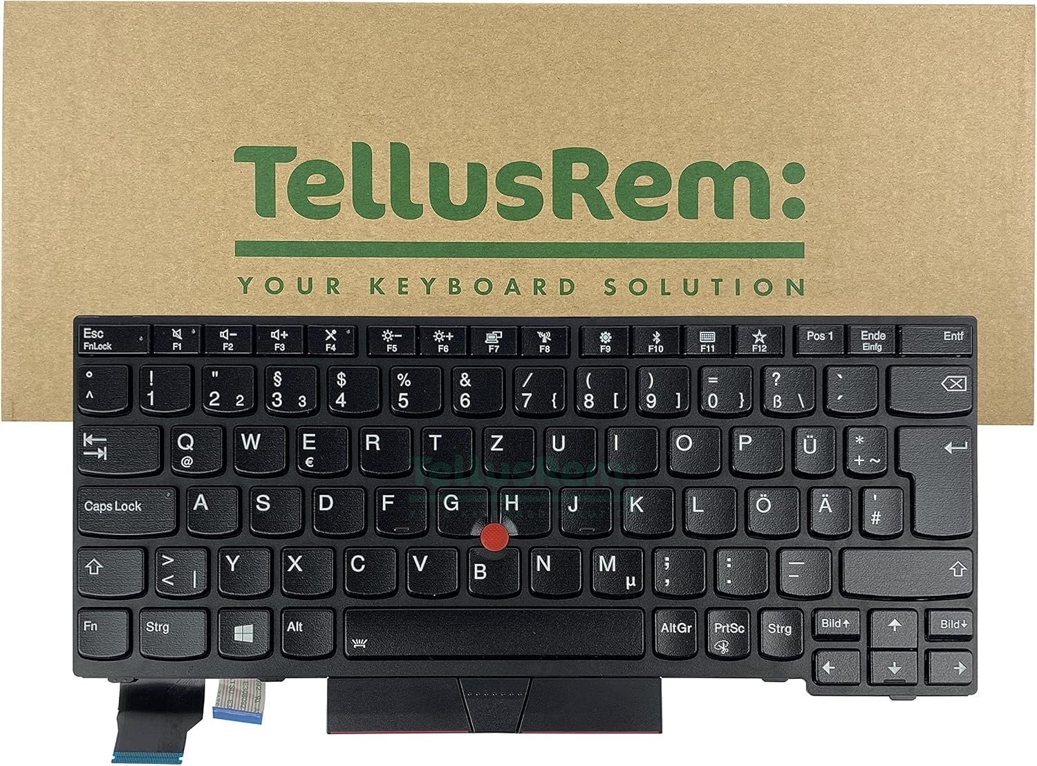 Ersatz-Tastatur für Thinkpad X280, X390, X395 - QWERTZ mit Licht - bis zu 29% Rabatt