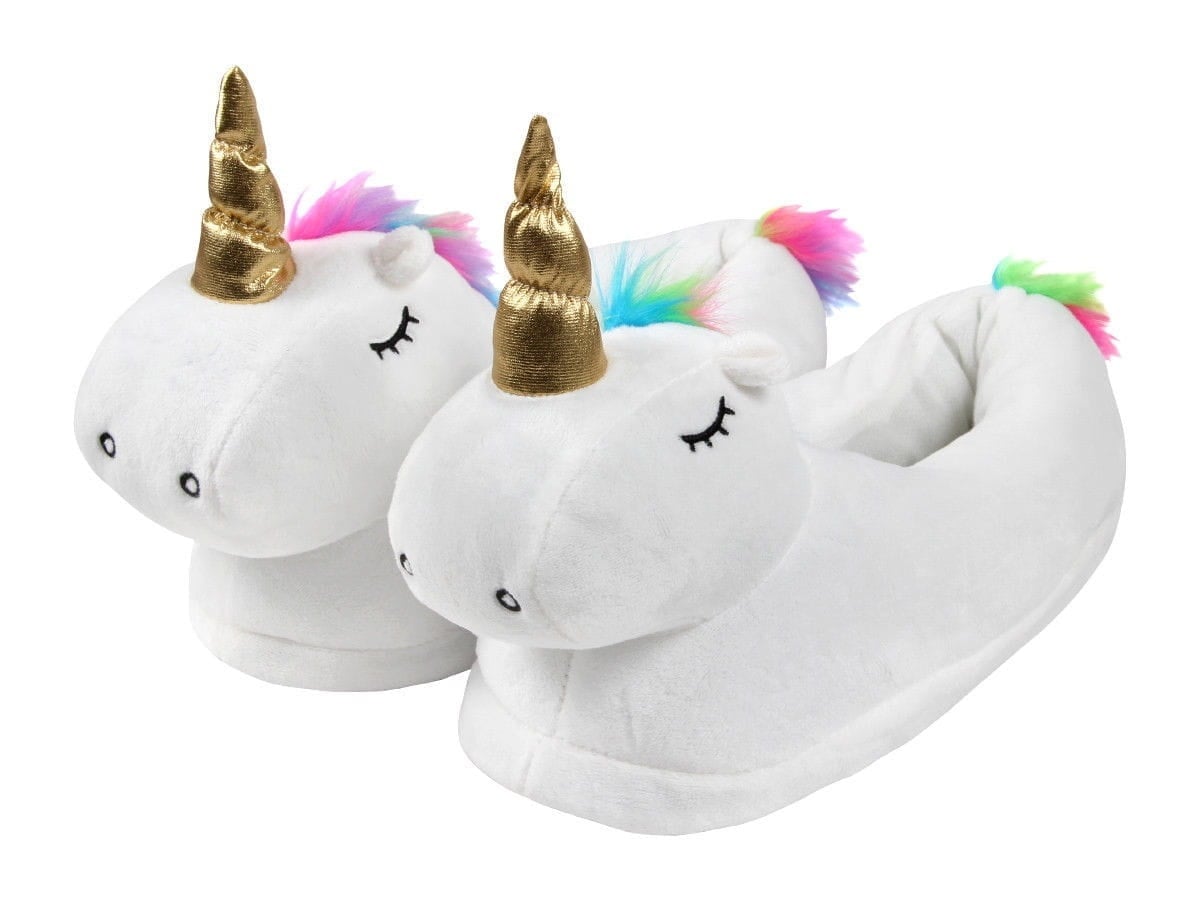 Magische Einhorn-Hausschuhe | Einheitsgröße 36-41 | Jetzt bis zu 1% sparen