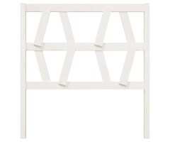 Vidaxl Bett-Kopfteil aus massiver Kiefer, Weiß, 96x100 cm - bis zu 53% reduziert