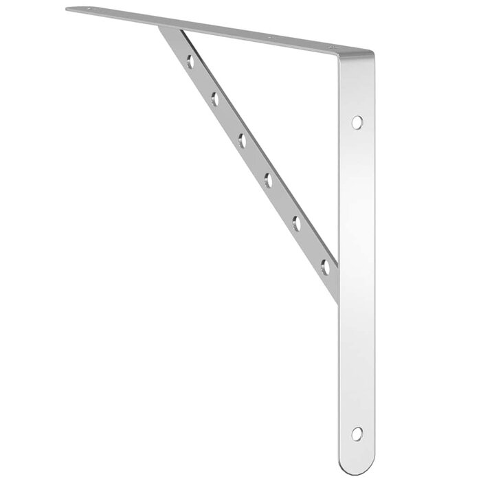 Vidaxl 4er Set Regalträger Edelstahl 40x25cm - Stabil & platzsparend - bis zu 50% Rabatt