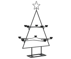 Vidaxl Weihnachtsbaum aus Metall, 75 cm, Schwarz - Jetzt bis zu 72% günstiger