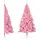 Halber Weihnachtsbaum 240 cm Rosa - Platzsparend & bis zu 33% reduziert